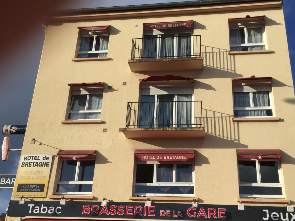 Hotel De Bretagne Fougères Exteriör bild